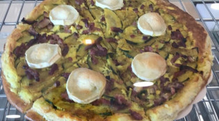 Green is better - tarte au chèvre