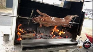 Le Relais de la Gravelle - porc cuit a la braise