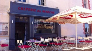 Crêperie du Marché - La façade du restaurant