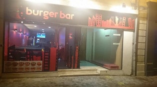 Burger Bar - La façade du restaurant