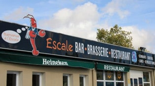 L'Escale Village - La façade du brasserie