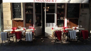 Dagobert - La façade du restaurant