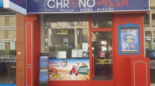 Chrono Pizza - La façade du restaurant