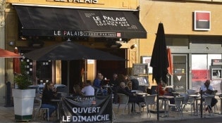 Le Palais - La façade du restaurant