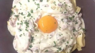 Au XV - Pâtes carbonara