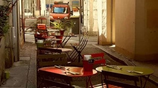Le temps d'une tartine - La terrasse