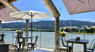 Le Chalet du Lac les rousses - La terrasse