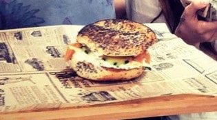 GreenKafe - un bagel