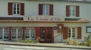 Le Lion d'Or - La façade du restaurant