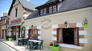 Auberge Fontaine - La façade du restaurant