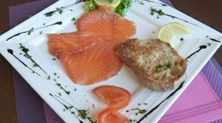 Auberge de rochetaillée - Un plat