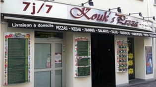 Kouk's - La façade de la pizzeria