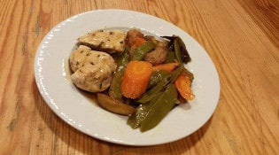 Le Chapon d'Or - Un plat
