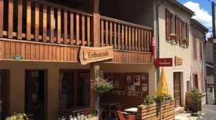 L'Embuscade - La façade du restaurant