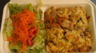 Un Coin de Prairie - Le crumble salé et sa salade de crudités fraîches