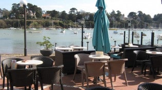 Restaurant le Château Pornic - un autre vue de la terrasse