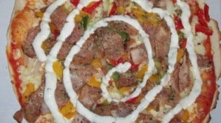 Periph'Pizza - Une pizza kebab