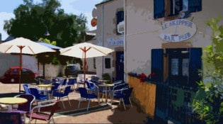 Le Skipper - Le bar et sa terrasse