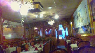 Restaurant Taj Mahal - La décoration intérieure