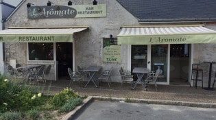 L'Aromate - La façade du restaurant
