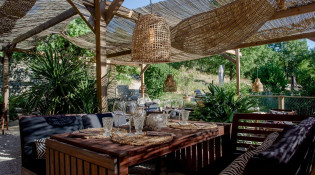 Aux Lodges du Mas de Nadal - La terrasse