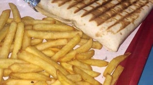 Street Food - Un tacos et frites 
