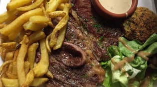 Le Bistrot De La Garenne - Entrecôte, frites