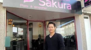 Sakura - La façade du restaurant