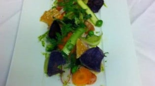 Le Carillon Gourmand - Saumon frais confit a l'aneth et légumes printaniers