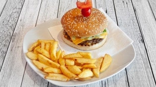 Campus Grill - Un burger, frites