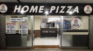 Home Pizza - La façade du restaurant
