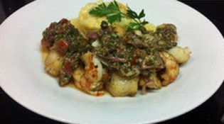 Au Merle Blanc - Un plat