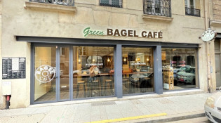 Green Bagel Café - La façade