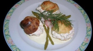 Chalet Beaurivage - Profiteroles au crabe