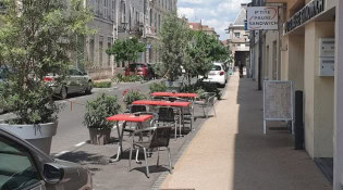 P'tite Pause Sandwich - La terrasse