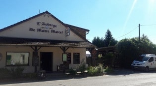 Auberge de Maître Marcel - La façade du restaurant