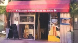 L' Oasis - La façade du restaurant