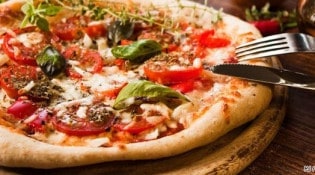 Toscana - Une pizza