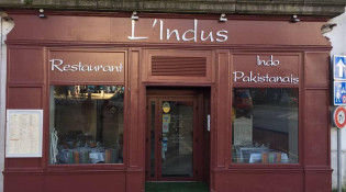 L’indus - La façade du restaurant