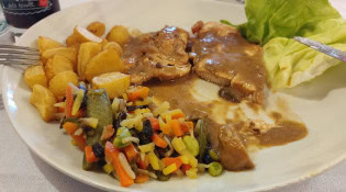Auberge Table Ronde - Un plat