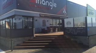 Le Triangle - La façade du restaurant