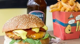 Les Burgers de Papa - Un burger et frites 
