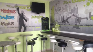 Pizz'burg - La salle de restauration 
