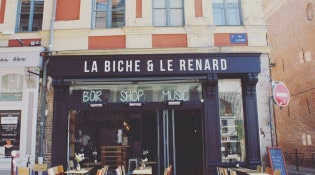 La Biche et Le Renard - la façade