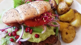 La Clairière - un burger, frites