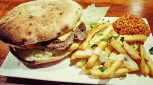 Le Jazzique - Une assiette burger