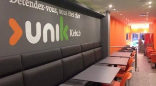 Unik kebab - La salle de restauration 