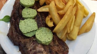 Jb's Pub - Côte à l'os avec des frites