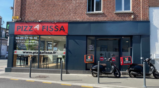 Pizza Fissa - La façade (avenue Lelièvre)