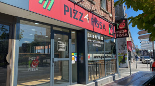 Pizza Fissa - La façade (rue du Maréchal Foch)